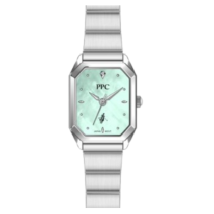 Paris Polo Club PPC-EG01-SL-GN 20.5mm Analog Women Watch